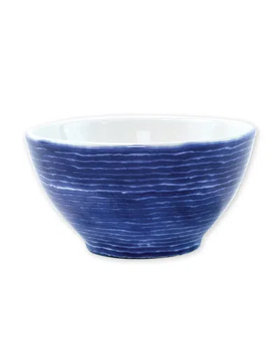 Vietri Santorini Assorted Cereal Bowls, Set Of 4 In Blue