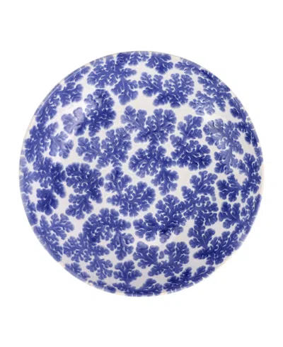 Vietri Santorini Coral Serving Bowl In Blue