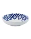 Vietri Viva Santorini Ceramic Diamond Condiment Bowl In Blue/white