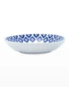 Vietri Santorini Diamond Medium Serving Bowl In Blue/white