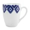 Vietri Santorini Diamond Mug In Blue