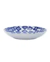 Vietri Viva Santorini Ceramic Diamond Pasta Bowl In Blue/white