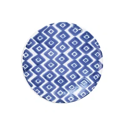VIETRI SANTORINI DIAMOND SALAD PLATE