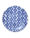 Vietri Santorini Salad Plate In Blue/white