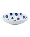 Vietri Santorini Dot Condiment Bowl In Blue/white