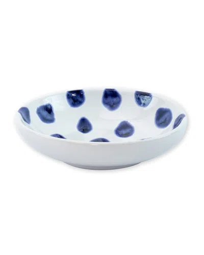Vietri Santorini Dot Condiment Bowl In Blue