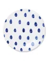 Vietri Viva Santorini Dot Dinner Plate In Blue/white