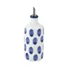 Vietri Santorini Dot Olive Oil Bottle In Blue