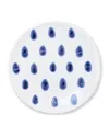 Vietri Santorini Dot Salad Plate In Blue/white