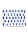 Vietri Viva Santorini Ceramic Dot Small Rectangular Platter In Blue/white