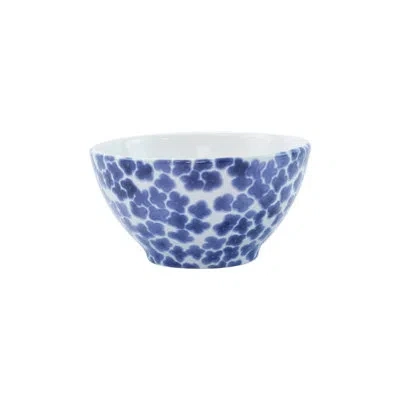 Vietri Santorini Flower Cereal Bowl In Blue