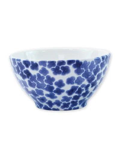 Vietri Santorini Flower Cereal Bowl In Blue