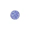 Vietri Santorini Flower Cocktail Plate In Blue