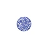 Vietri Santorini Flower Cocktail Plate In Blue