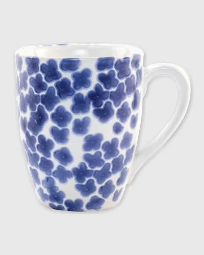 Vietri Santorini Flower Mug