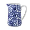 Vietri Santorini Flower Pitcher In Blue