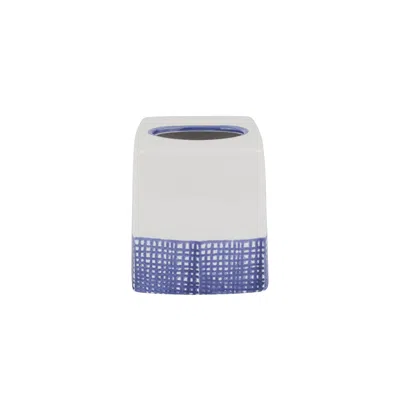 Vietri Santorini Geo Tissue Box Cover
