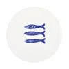 Vietri Santorini Minnows Salad Plate