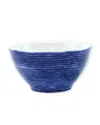Vietri Santorini Stripe Cereal Bowl In Blue/white
