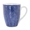 Vietri Santorini Stripe Mug In Blue