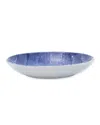 Vietri Santorini Stripe Pasta Bowl In Blue/white