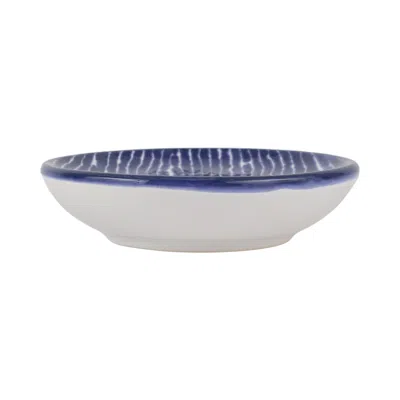 Vietri Santorini Stripe Soap Dish