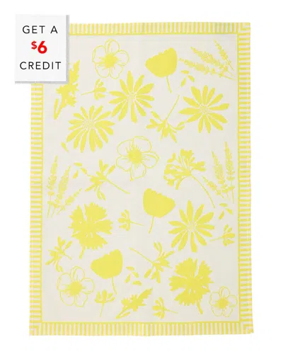 Vietri Set Of 2 Strofinaccio Florals Dish Towels With $6 Credit