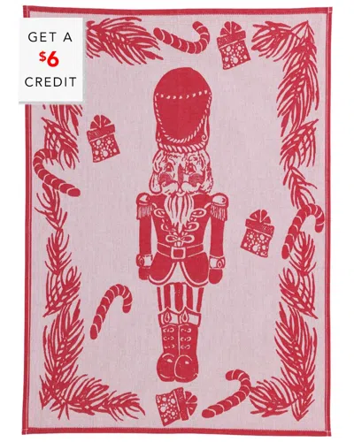 VIETRI VIETRI SET OF 2 STROFINACCIO NUTCRACKER DISH TOWELS WITH $6 CREDIT