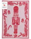 Vietri Strofinaccio Red Nutcracker Dish Towels - Set Of 2 In Red