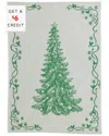 Vietri Strofinaccio Green Tree Dish Towels - Set Of 2 In Green