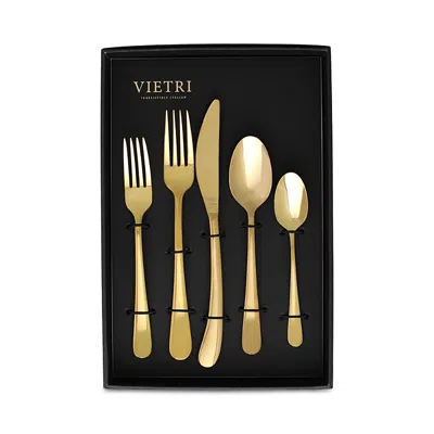 Vietri Settimocielo Oro 20 Piece Place Setting In Gold