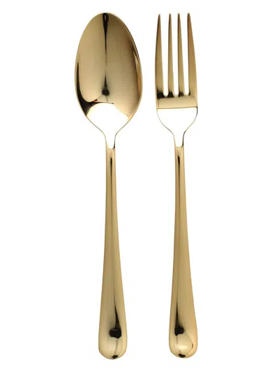 Vietri Settimocielo Oro 2-piece Serving Set In Gold
