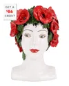 Vietri Sicilian Heads Poppies Head With $86 Credit In Multicolor