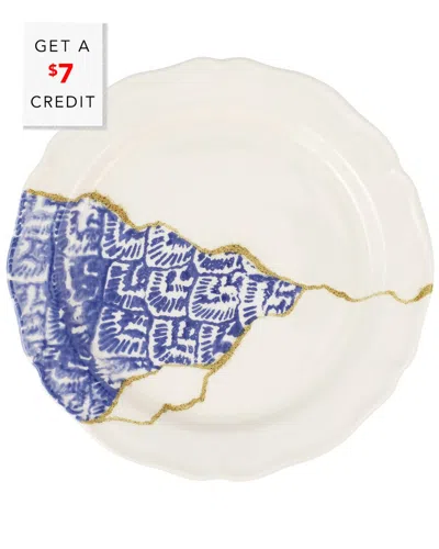 Vietri Storia Baroque Salad Plate With $7 Credit In Multi
