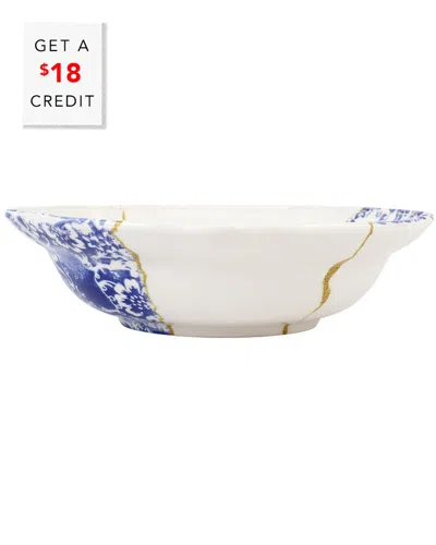 Vietri Storia Baroque Serving Bowl With $18 Credit In Multi