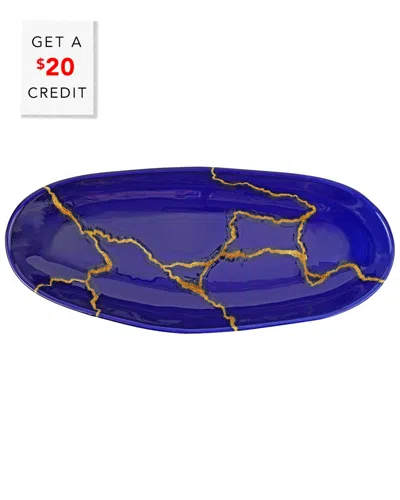 Vietri Storia Oval Platter With $20 Credit