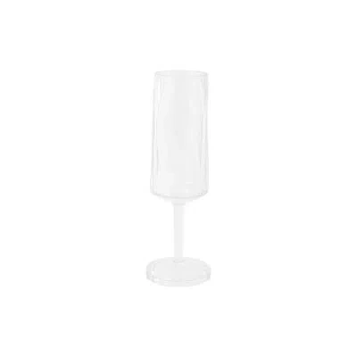 Vietri Superglass Flute In Clear