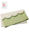 Vietri Tavola Green Scalloped Tablecloth With $26 Credit