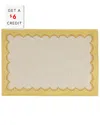 Vietri Tavola Yellow Scalloped Placemats (set Of 4) With $6 Credit