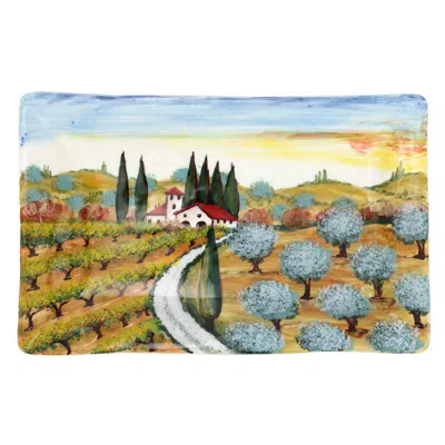 Vietri Terra Toscana Rectangular Platter
