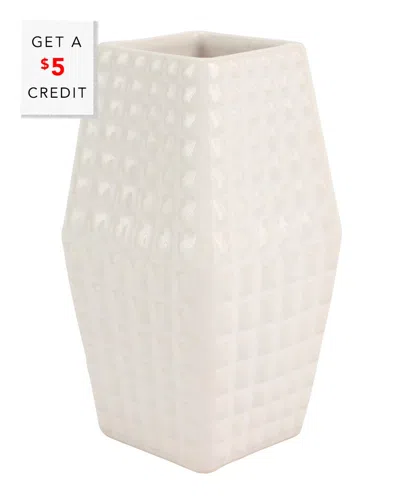 VIETRI VIETRI TESSERE SQUARE BUD VASE  WITH $6 CREDIT