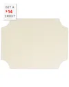 Vietri Tessuti Ivory Rectangular Placemats With White Sti With $14 Credit