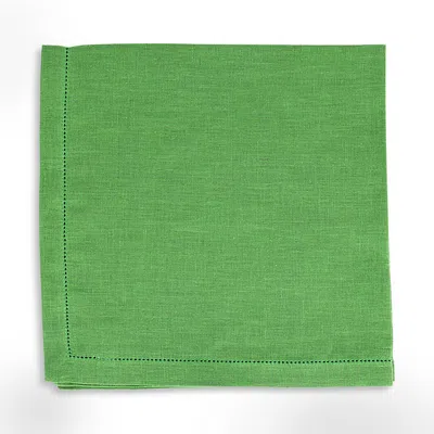 Vietri Tessuti Linen Napkins, Set Of 4 In Green