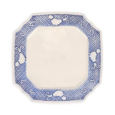 VIETRI UCCELLO BLU DINNER PLATE