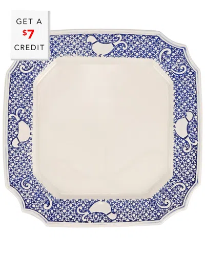 Vietri Uccello Blu Salad Plate With $7 Credit