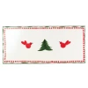 Vietri Uccello Rosso Ceramic Cheese Board In White