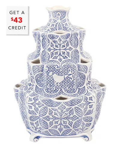 Vietri Uccello Tulipiere With $43 Credit