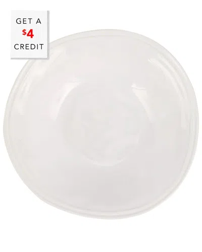 Vietri Viva By  Aria White Cereal Bowl With $4 Credit