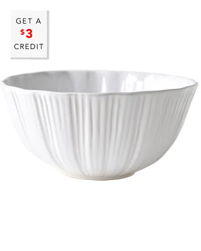 Vietri Viva By  Bari White Cereal Bowl With $3 Credit