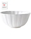 Vietri Viva By  Bari White Serving Bowl With $7 Credit